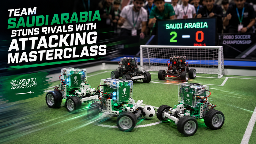 Team Saudi Arabia stuns rivals with attacking masterclass